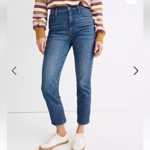 Madewell Tall Classic Straight Jeans in Coldbrook Wash